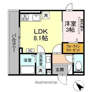 D PAINA西寺尾【2階】の間取り