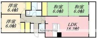サーム桜参丁目【1階】の間取り