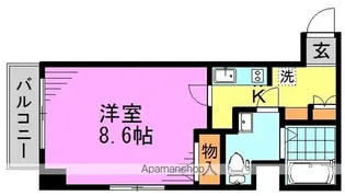 グランフォース東高円寺【2階】の間取り