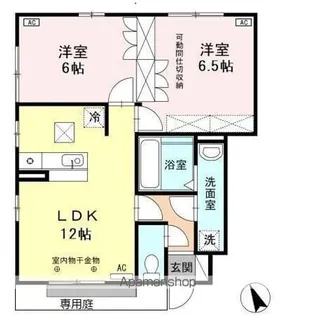 コンフォルト カーサ【1階】の間取り
