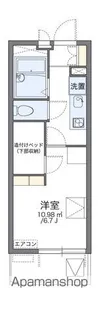 レオパレス銀河【4階】の間取り