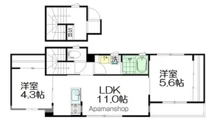 (仮称)阿佐谷北5丁目B棟【201号室】の間取り