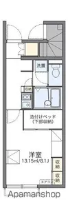 レオパレス瑞穂Ⅱ【101号室】の間取り