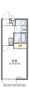 レオパレス東錦見【1階】の間取り