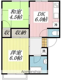 カーサK【202号室】の間取り