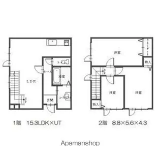 ドムールはるかⅢ【A号室】の間取り