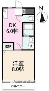 ガーデンハイツ三名弐番館【3階】の間取り
