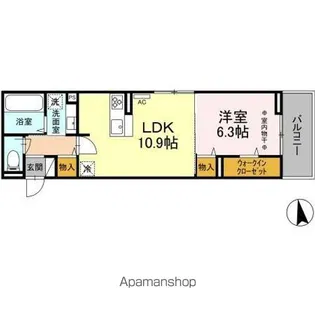 EDOYA青沼【2階】の間取り