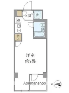 ウインベル錦糸町第3【3階】の間取り