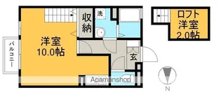 輝パレス【2階】の間取り