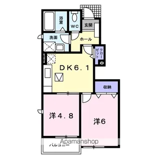ドゥ ロンタン Ⅰ【1階】の間取り