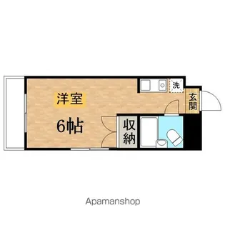 1Rの間取り画像