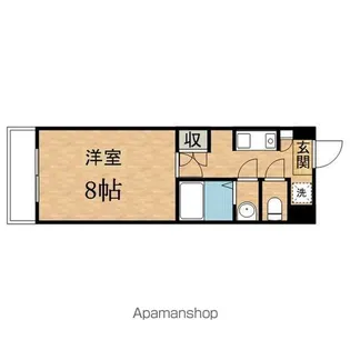 シャンブル高幡【2階】の間取り