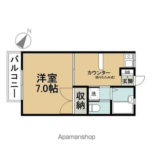 エクレールⅤ【207号室】の間取り
