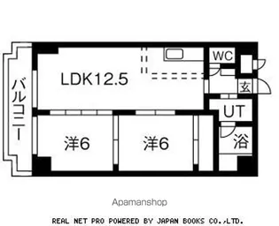 さんぱちBLDII【6階】の間取り