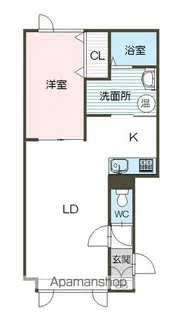 ティアラ【201号室】の間取り