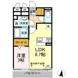 ルミエール【2階】の間取り