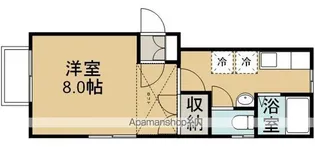 アルファイト【2階】の間取り