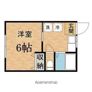 第5白王ハイツ【202号室】の間取り
