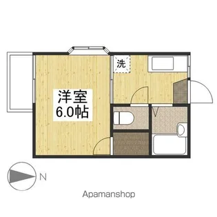 トピア国富 けやき通り【2階】の間取り
