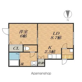 クレスト①【2階】の間取り
