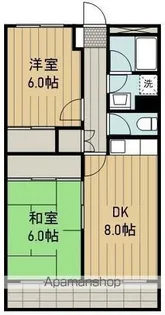サンロード昭島【303号室】の間取り