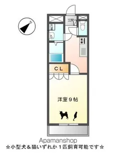 グランアモール青山【1階】の間取り