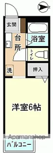 パナート郷ケ丘【105号室】の間取り
