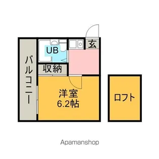 マサゴアパート【1階】の間取り