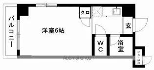 キャッスルマンション【2階】の間取り