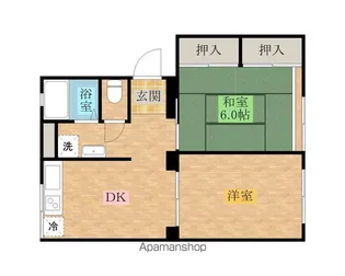 ハッピーホーム【2階】の間取り