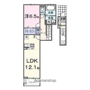 ノース圓 はる【2階】の間取り