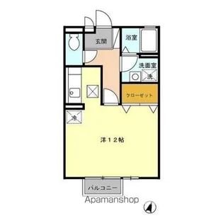 ルミエール【108号室】の間取り