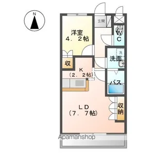 VEGA【1階】の間取り