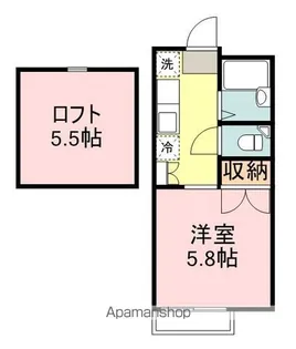 ユミハウス(長町)【2階】の間取り