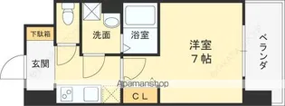 レジュールアッシュ梅田北【2階】の間取り