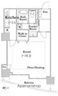 河田町ガーデン クラブフロア【36階】の間取り