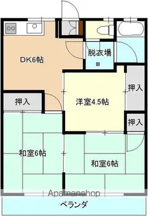 モリコーポ【201号室】の間取り