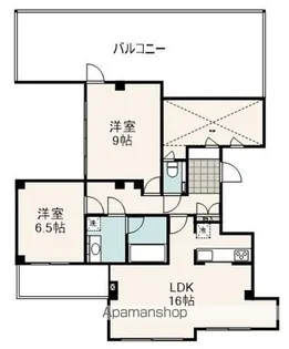 インペリアル安東【403号室】の間取り