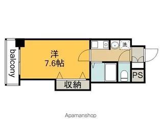 関本大町ビル【403号室】の間取り