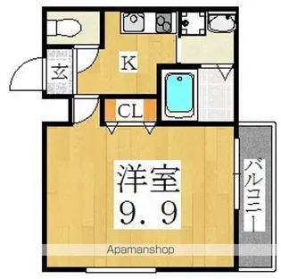 フジパレス杉本町駅西Ⅵ番館【2階】の間取り