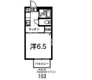 ラディアンス【1階】の間取り