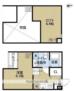 UNO 新松戸【2階】の間取り