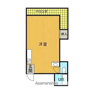 南岩国マンション【2階】の間取り