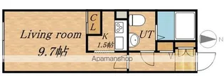 MODULOR南円山【4階】の間取り