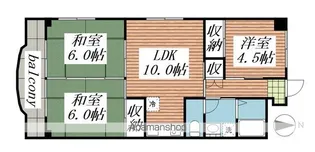 プレズ名古屋入場【4階】の間取り