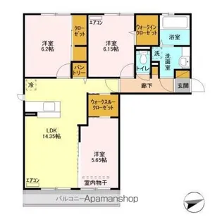 パストラル【2階】の間取り