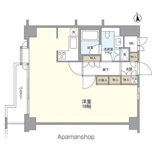 グランドメゾン飯田橋【8階】の間取り