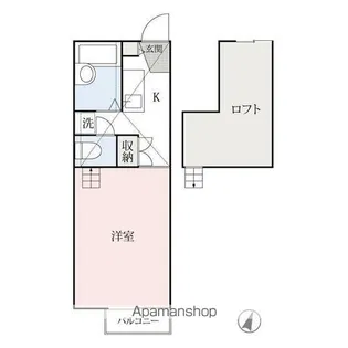 MART【104号室】の間取り