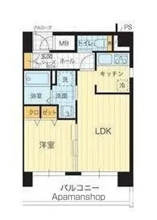 LA・TOUR【6階】の間取り